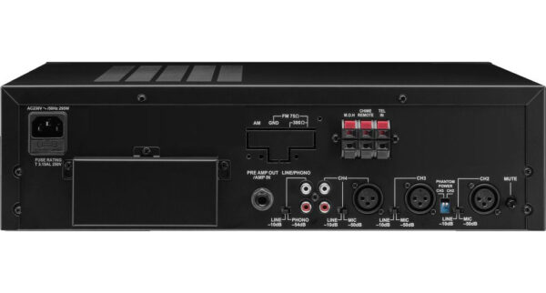 Monacor PA-1200 - wzmacniacz wielostrefowy0