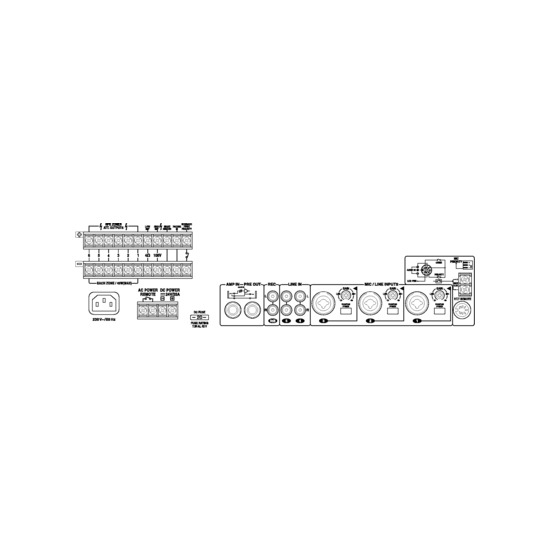 Monacor PA-6480 - wzmacniacz wielostefowy0