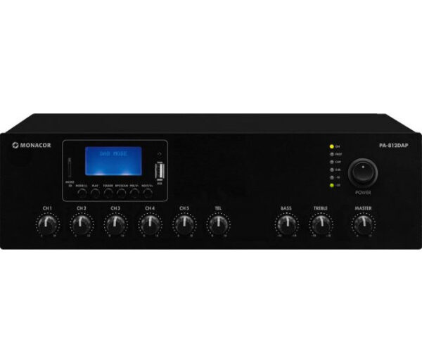 Monacor PA-812DAP - cyfrowy wzmacniacz miksujący