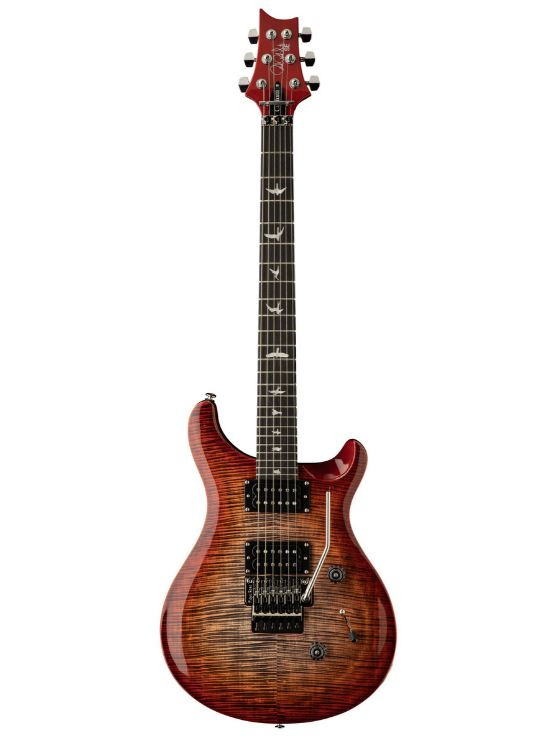 PRS SE Custom 24 Floyd Charcoal Cherry Burst