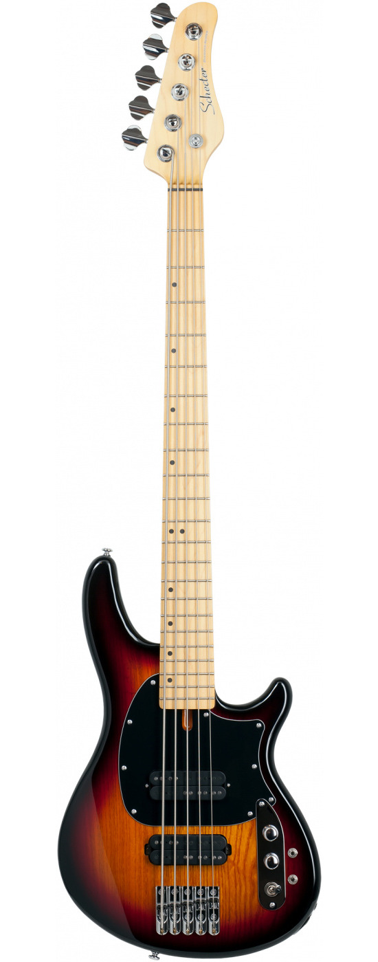 Schecter CV-5 3-Tone Sunburst SC2494 - gitara basowa 5 strun0