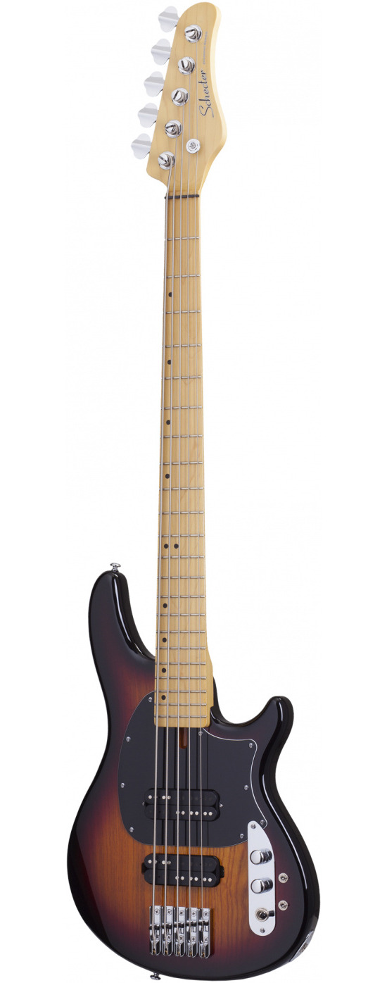 Schecter CV-5 3-Tone Sunburst SC2494 - gitara basowa 5 strun