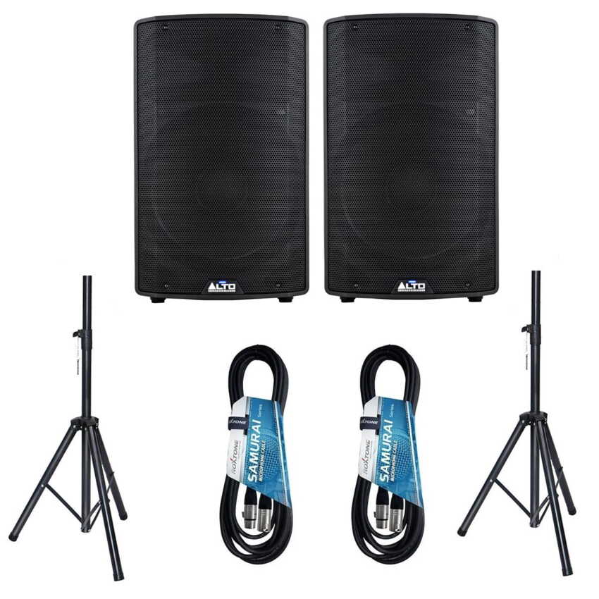 Alto TX415 - kolumny aktywne + AKCESORIA - ZESTAW Alto TX415 - kolumny aktywne + AKCESORIA - ZESTAW