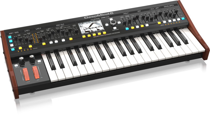 Behringer DEEPMIND 6 - syntezator + pokrowiec Behringer DEEPMIND 6 - syntezator + pokrowiec
