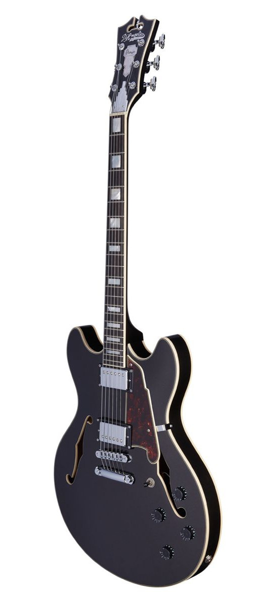 D'angelico Premier DC Black Flake V2 gitara elektryczna0