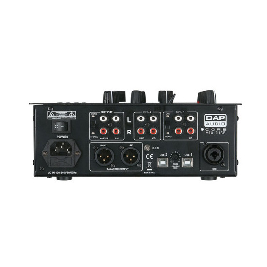 DAP Audio CORE MIX-2 USB - mikser DJ0