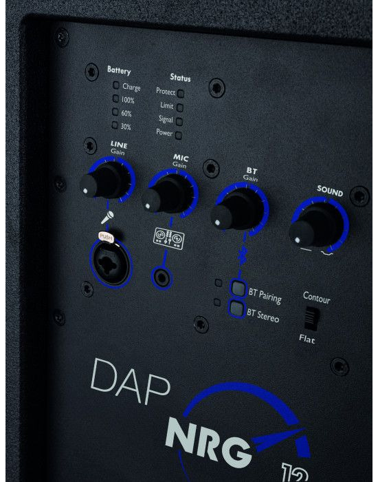DAP NRG-12 Mobile - 12-kolumna aktywna  zasilana akumulatorem z Bluetooth 5.01 DAP NRG-12 Mobile - 12-kolumna aktywna zasilana akumulatorem z Bluetooth 5.01