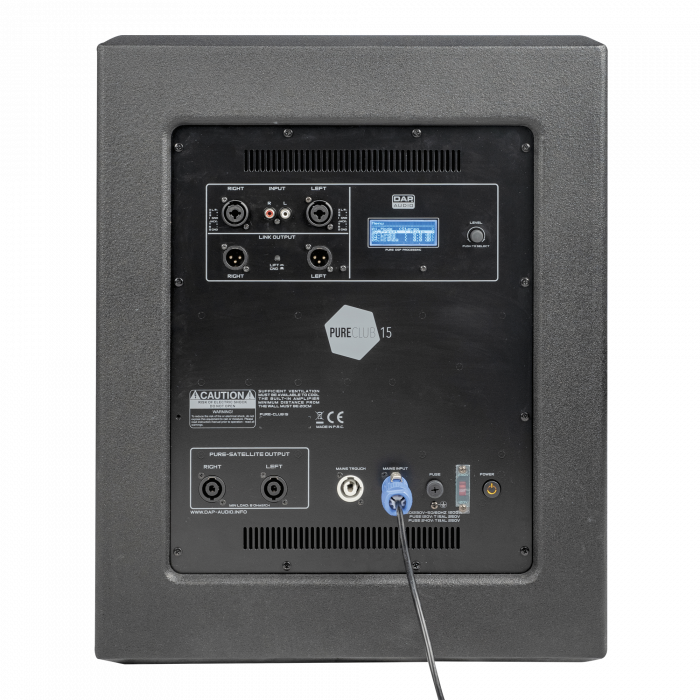 DAP Pure Club 15-Zestaw głośników aktywnych 15” + 81 DAP Pure Club 15-Zestaw głośników aktywnych 15” + 81