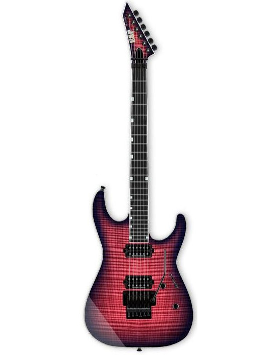 ESP USA M-II DLX FR FM Cranberry Sunburst SD
