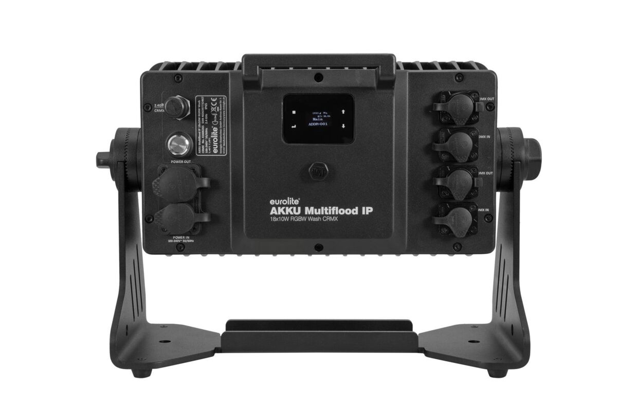 EUROLITE AKKU Multiflood IP 18x10W RGBW Wash CRMX - Naświetlacz LED1 EUROLITE AKKU Multiflood IP 18x10W RGBW Wash CRMX - Naświetlacz LED1