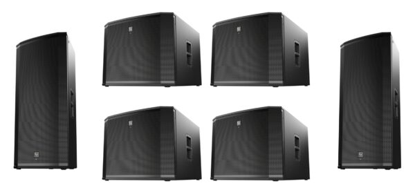 Electro-Voice 2x ETX35P + 4x ETX18SP - zestaw + okablowanie GRATIS