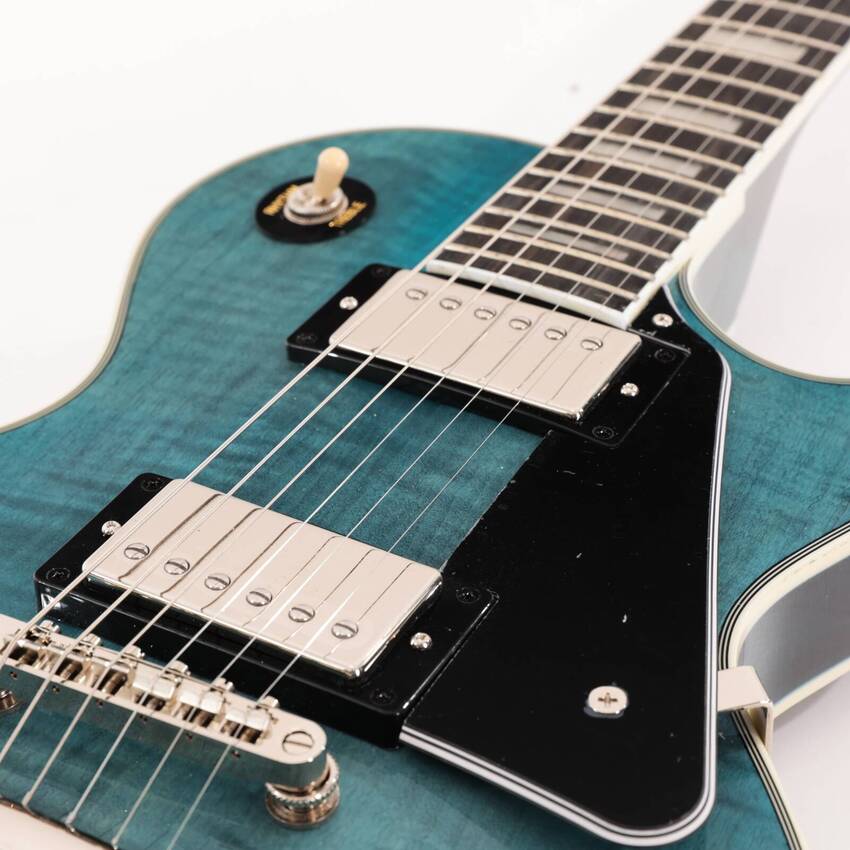 Epiphone Les Paul Custom Figured Transparent Blue -Gitara Elektryczna2 Epiphone Les Paul Custom Figured Transparent Blue -Gitara Elektryczna2