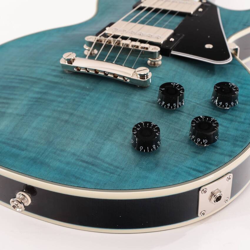 Epiphone Les Paul Custom Figured Transparent Blue -Gitara Elektryczna3 Epiphone Les Paul Custom Figured Transparent Blue -Gitara Elektryczna3