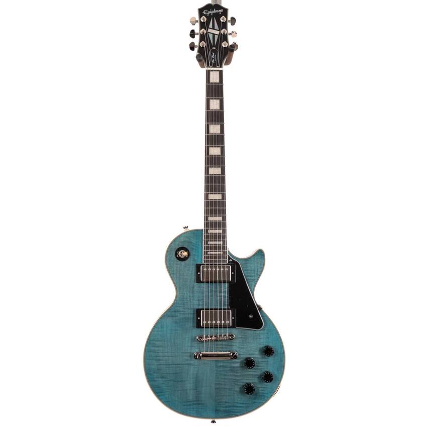 Epiphone Les Paul Custom Figured Transparent Blue -Gitara Elektryczna Epiphone Les Paul Custom Figured Transparent Blue -Gitara Elektryczna