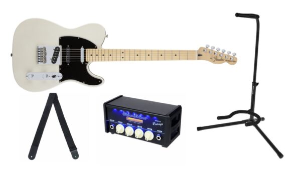 ZESTAW Fender Deluxe Nashville Telecaster MN WBL