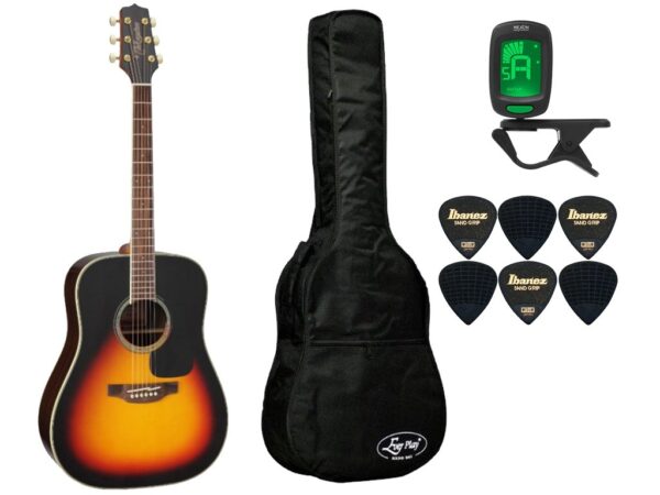 Gitara akustyczna Takamine GD51-BSB + pokrowiec + tuner + kostki - zestaw 1542