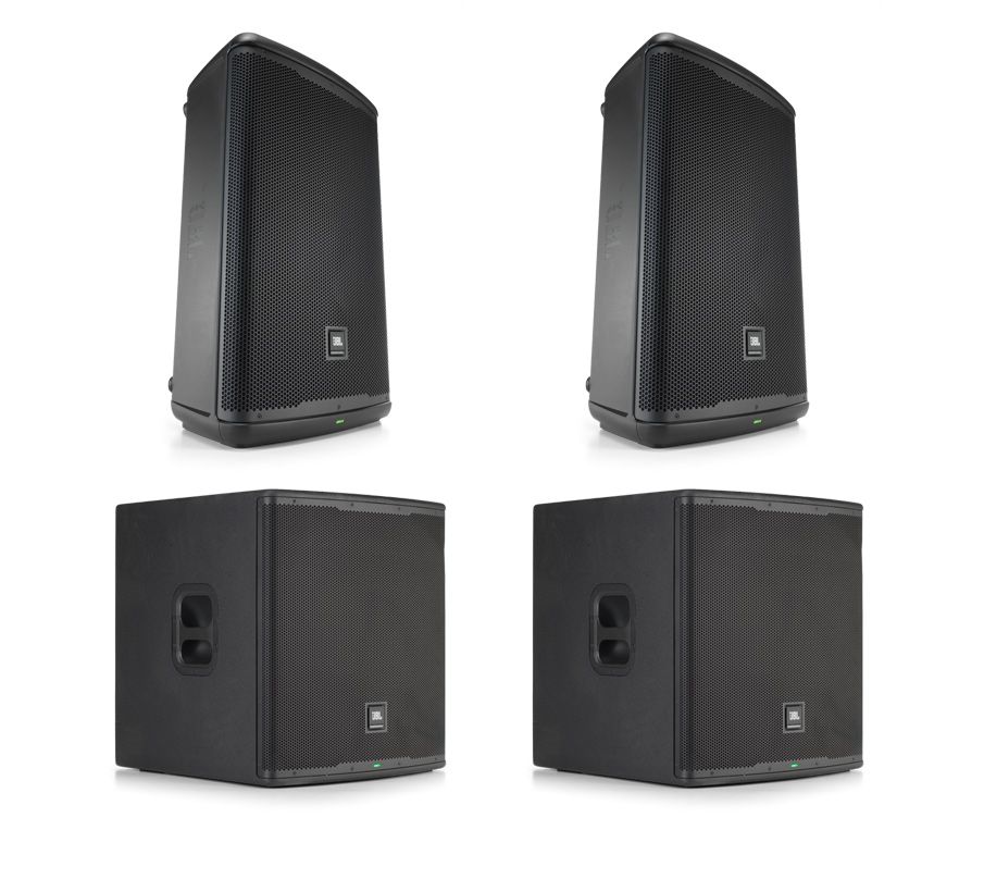 JBL 2x EON 715 + 2x EON 718 S - zestaw nagłośnieniowy - 7 LAT GWARANCJI JBL 2x EON 715 + 2x EON 718 S - zestaw nagłośnieniowy - 7 LAT GWARANCJI