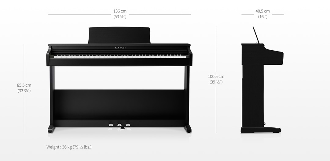 KAWAI KDP75 BK / czarny7 KAWAI KDP75 BK / czarny7