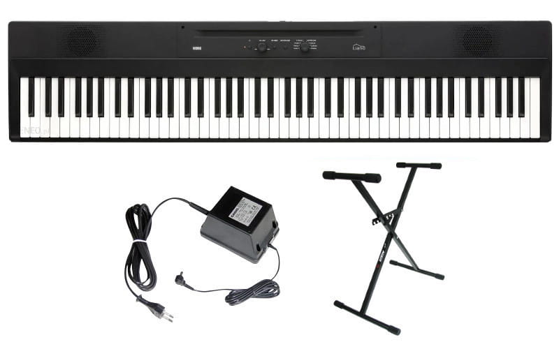 Korg L1 Liano BK - pianino cyfrowe + STATYW Korg L1 Liano BK - pianino cyfrowe + STATYW