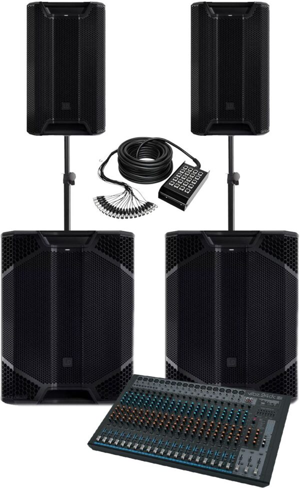 LD Systems 2x ICOA PRO 12 A + 2x ICOA PRO SUB 21 A - zestaw nagłośnieniowy