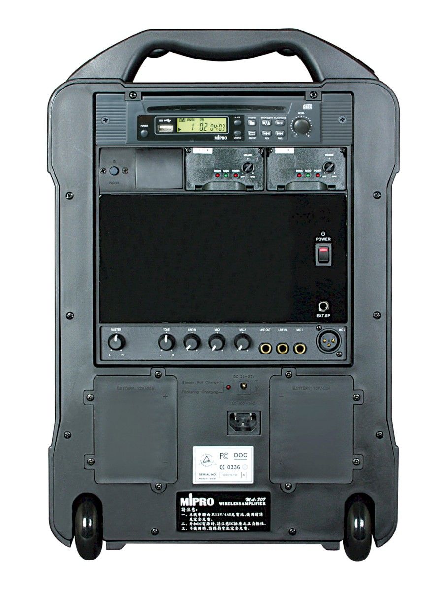 Mipro MA 707 PA - Przenośny system nagłośnieniowy0 Mipro MA 707 PA - Przenośny system nagłośnieniowy0