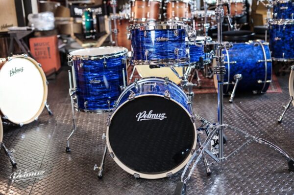 Polmuz Birch Model 3 (18/12/14/14) - no hardware - blue swirl