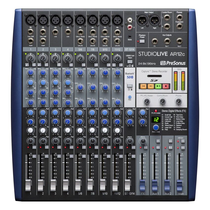 PreSonus StudioLive AR12c - mikser PreSonus StudioLive AR12c - mikser