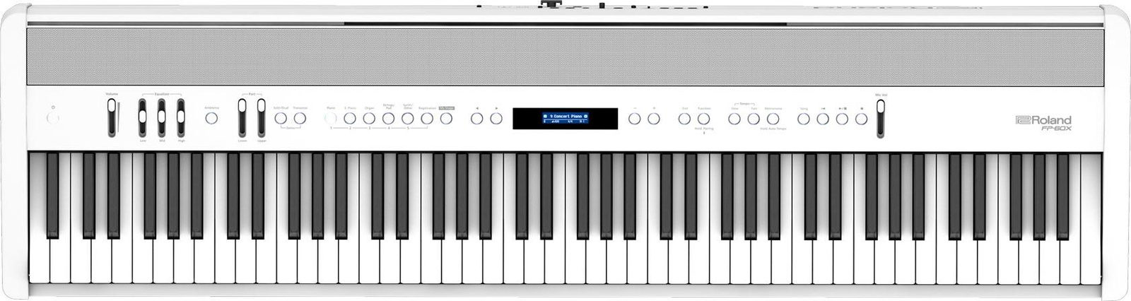 Roland FP-60X WH - Przenośne pianino cyfrowe + Roland KSC-72 WH Dedykowany statyw1 Roland FP-60X WH - Przenośne pianino cyfrowe + Roland KSC-72 WH Dedykowany statyw1