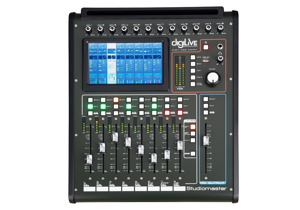 STUDIOMASTER DIGILIVE 16 16 Input -16 Bus - 8 Output - Mikser Cyfrowy0 STUDIOMASTER DIGILIVE 16 16 Input -16 Bus - 8 Output - Mikser Cyfrowy0