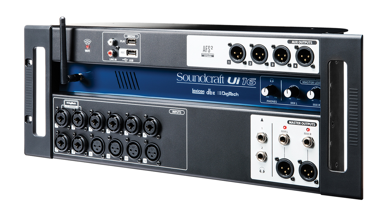 Soundcraft Ui 16 - mikser cyfrowy WiFi/USB/iOS/MP3 Soundcraft Ui 16 - mikser cyfrowy WiFi/USB/iOS/MP3