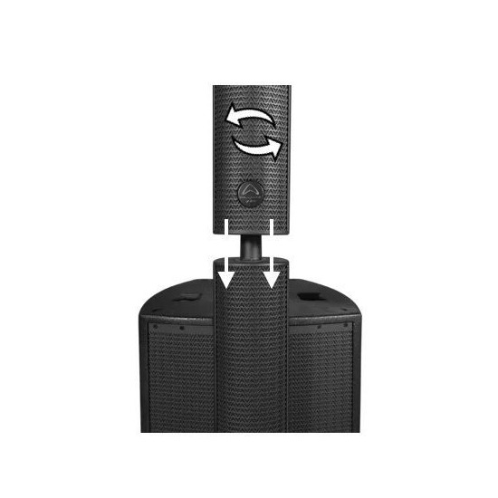 WHARFEDALE ISOLINE AX912 BLACK - aktywna kolumna słupkowa 1200W2 WHARFEDALE ISOLINE AX912 BLACK - aktywna kolumna słupkowa 1200W2