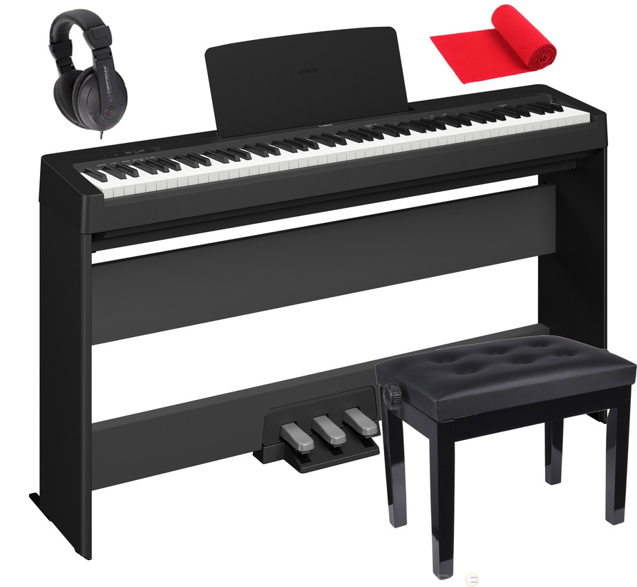 YAMAHA P-145 + STATYW + ŁAWA + SŁUCHAWKI YAMAHA P-145 + STATYW + ŁAWA + SŁUCHAWKI