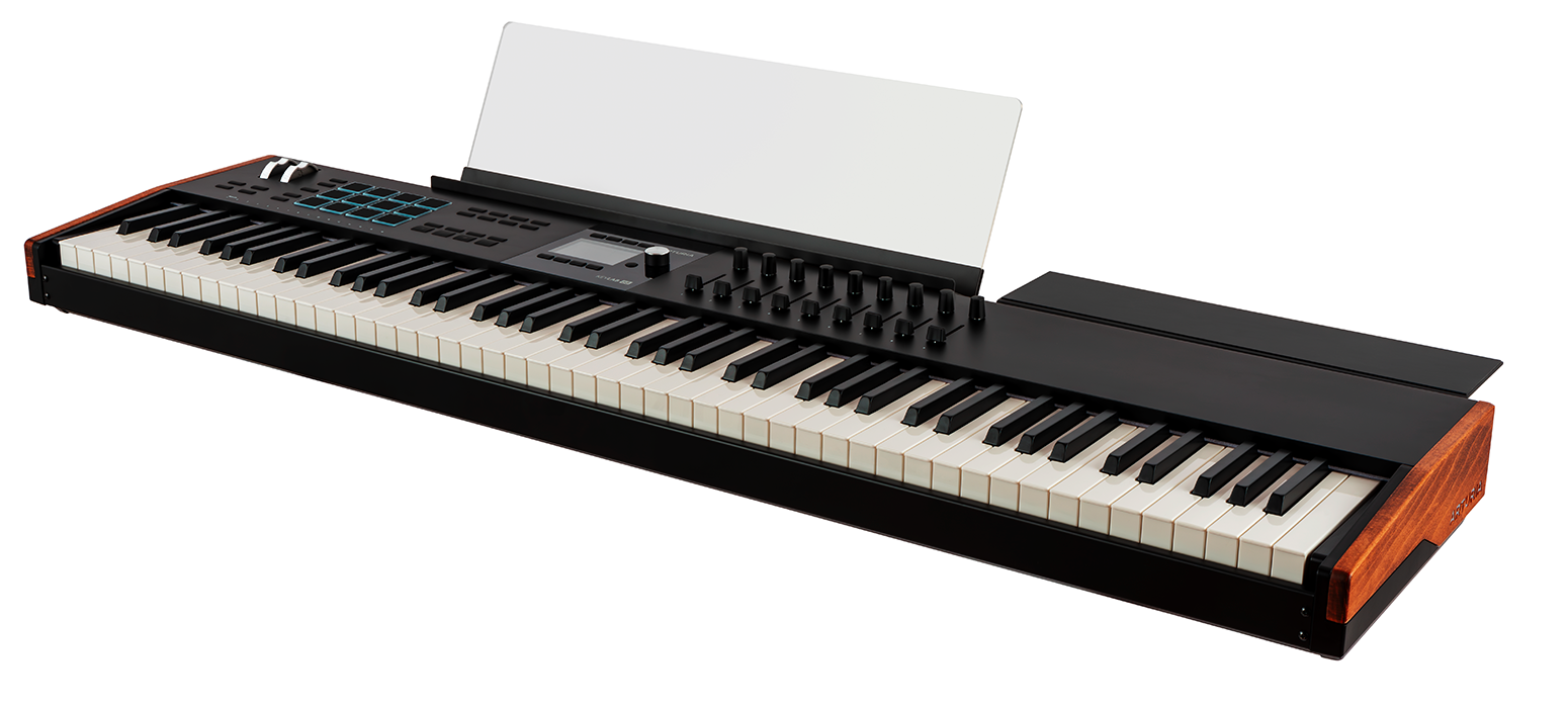 ARTURIA KeyLab 88 mk3 Black + statyw Wooden Legs6 ARTURIA KeyLab 88 mk3 Black + statyw Wooden Legs6