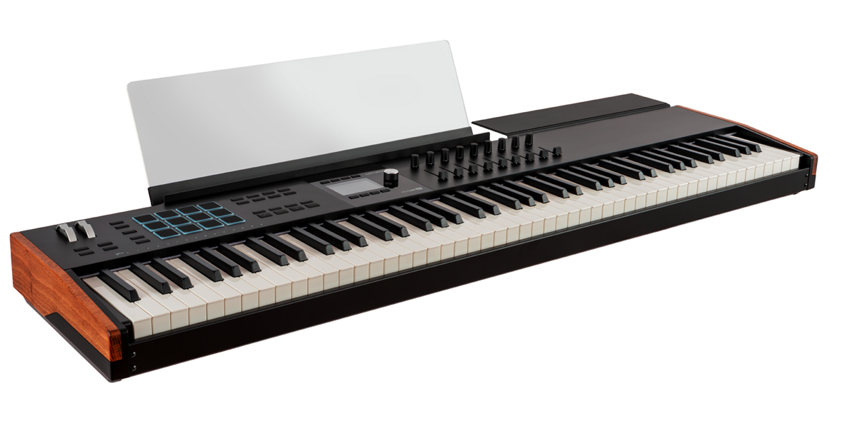 ARTURIA KeyLab 88 mk3 Black + statyw Wooden Legs5 ARTURIA KeyLab 88 mk3 Black + statyw Wooden Legs5