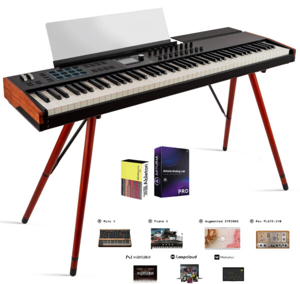 ARTURIA KeyLab 88 mk3 Black + statyw Wooden Legs