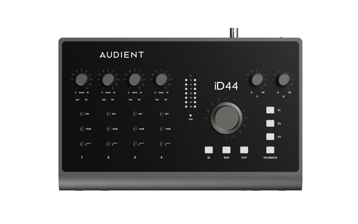 Audient iD44 MKII - interfejs audio USB 20 wejść/24 wyjścia0 Audient iD44 MKII - interfejs audio USB 20 wejść/24 wyjścia0