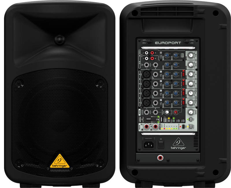Behringer EUROPORT EPS500MP3 - mobilny zestaw nagłośnieniowy z MP3 Behringer EUROPORT EPS500MP3 - mobilny zestaw nagłośnieniowy z MP3