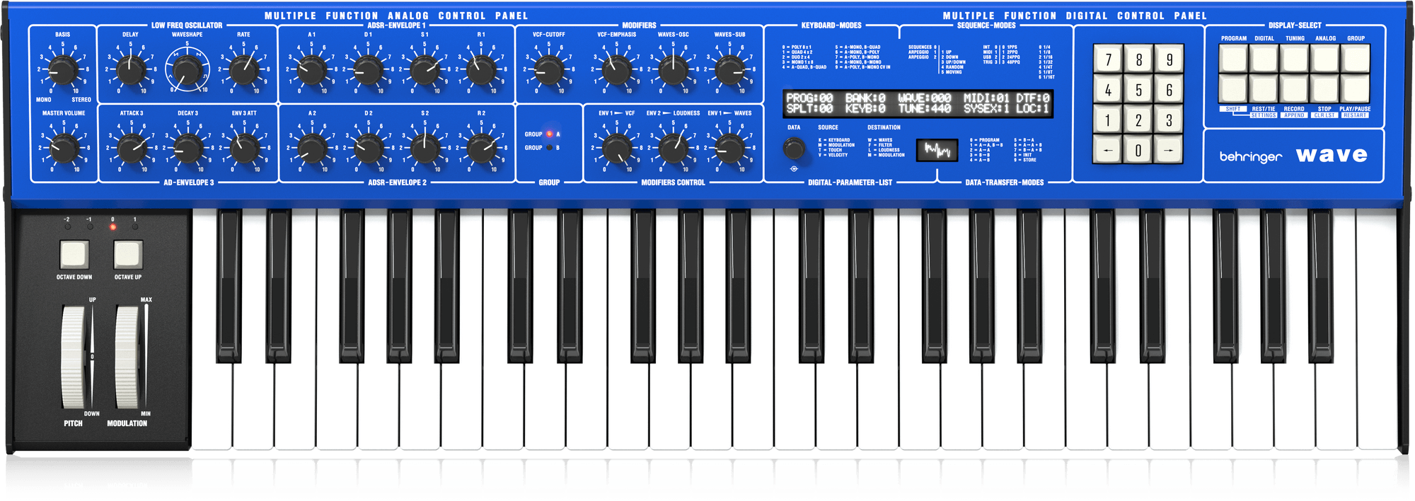 Behringer WAVE - syntezator hybrydowy0 Behringer WAVE - syntezator hybrydowy0