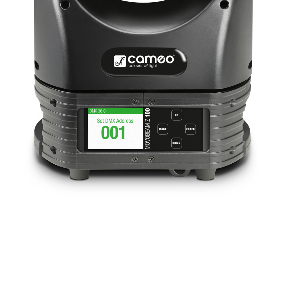 Cameo MOVO BEAM Z 100 - Unlimited Rotation Beam Moving Head with LED Ring and Zoom2 Cameo MOVO BEAM Z 100 - Unlimited Rotation Beam Moving Head with LED Ring and Zoom2