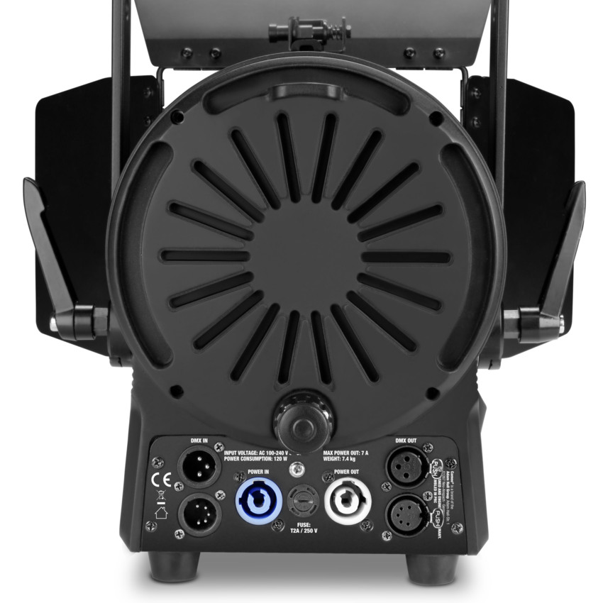 Cameo TS 100 WW - Theatre Spotlight with Fresnel Lens and 100 Watt Warm White LED in Black Housing2 Cameo TS 100 WW - Theatre Spotlight with Fresnel Lens and 100 Watt Warm White LED in Black Housing2