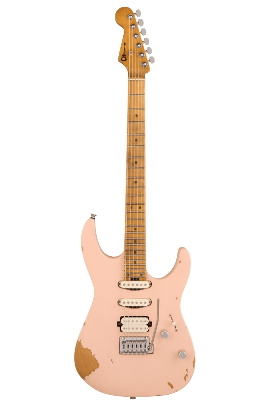 Charvel Pro-Mod Signature Rick Graham DK24 2PT CM Worn Shell Pink