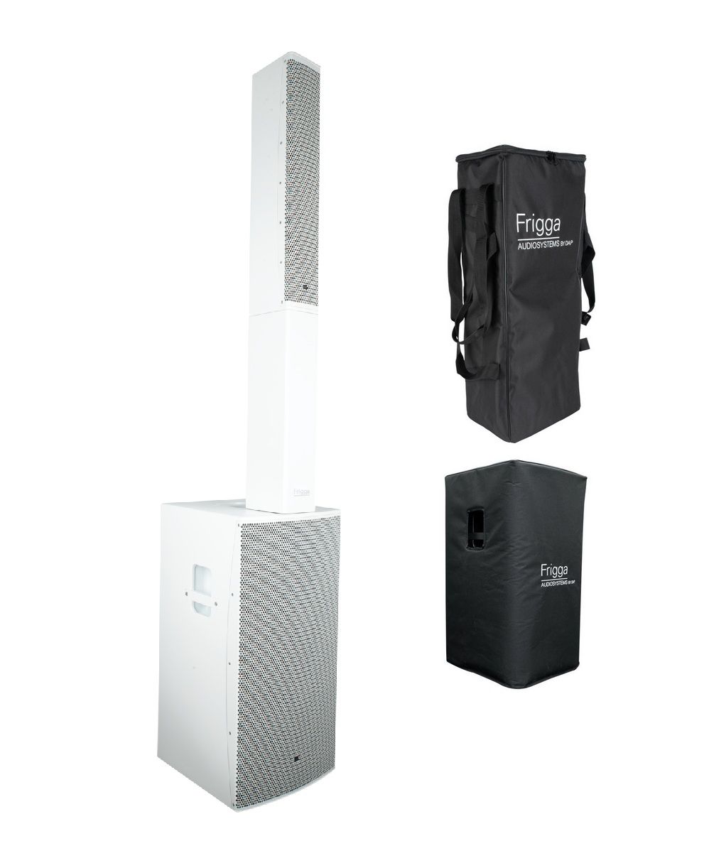 DAP Frigga - system nagłośnieniowy (biały) + pokrowce oryginalne DAP Frigga - system nagłośnieniowy (biały) + pokrowce oryginalne