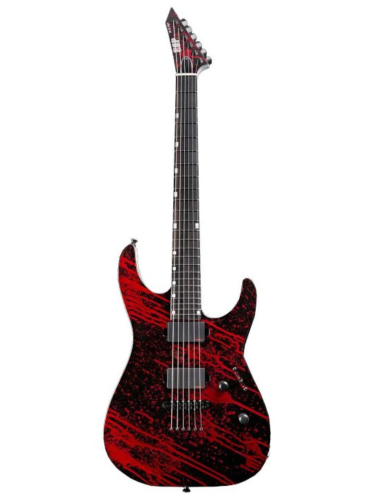 ESP USA M-II NTB NT SC EMG2 BH Blood Splatter