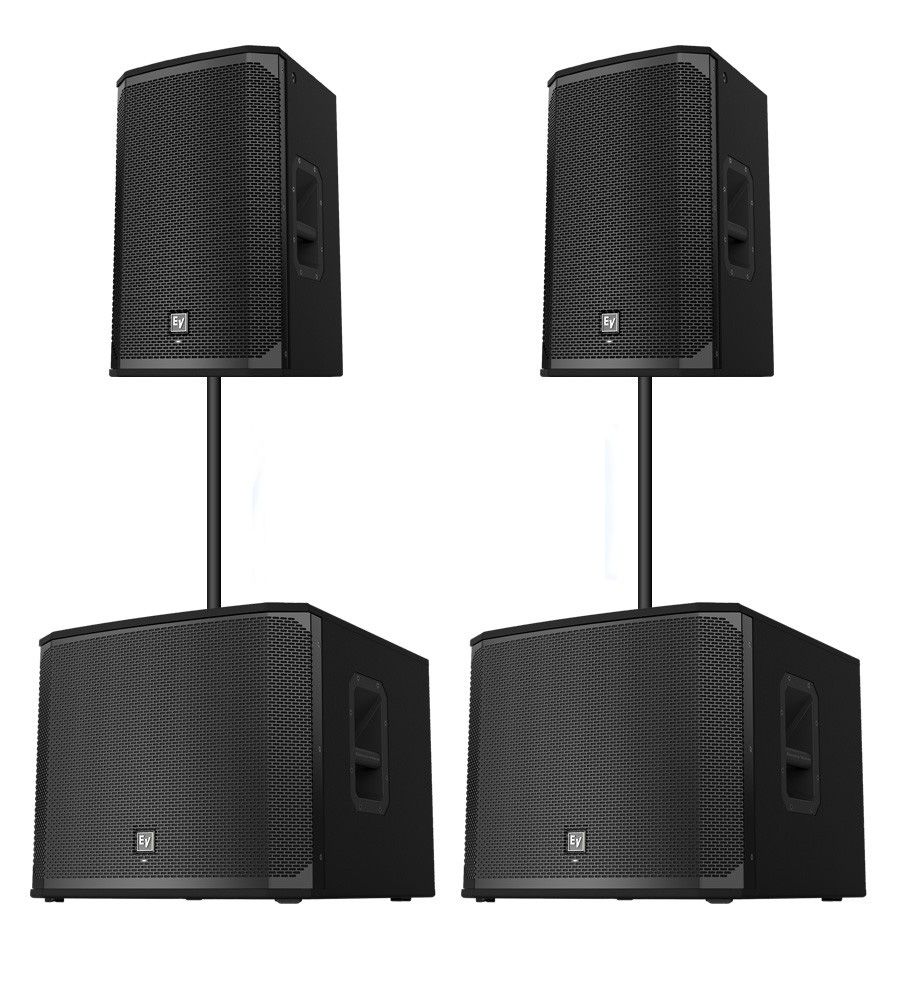 Electro-Voice 2x EKX-12P + 2x EKX-15SP - zestaw aktywny Electro-Voice 2x EKX-12P + 2x EKX-15SP - zestaw aktywny