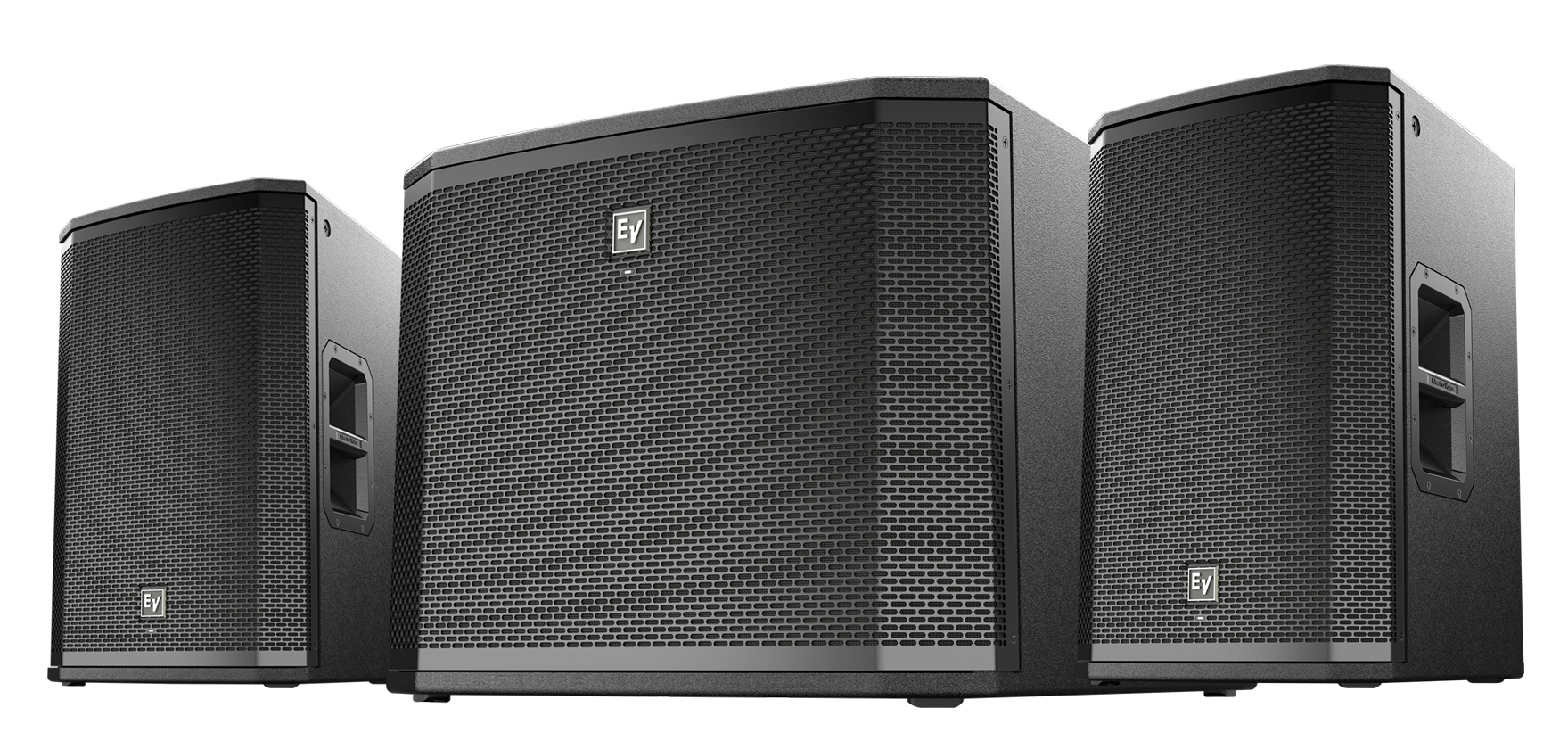 Electro-Voice 2x ETX12P 1x ETX15SP - zestaw nagłośnieniowy aktywny Electro-Voice 2x ETX12P 1x ETX15SP - zestaw nagłośnieniowy aktywny