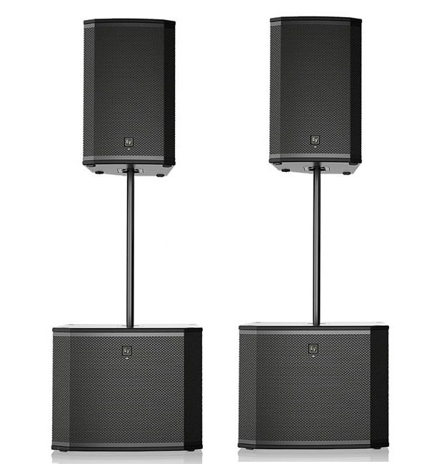 Electro-Voice 2x ETX12P 2x ETX18SP - zestaw nagłośnieniowy aktywny + oryginalne sztyce Electro-Voice 2x ETX12P 2x ETX18SP - zestaw nagłośnieniowy aktywny + oryginalne sztyce