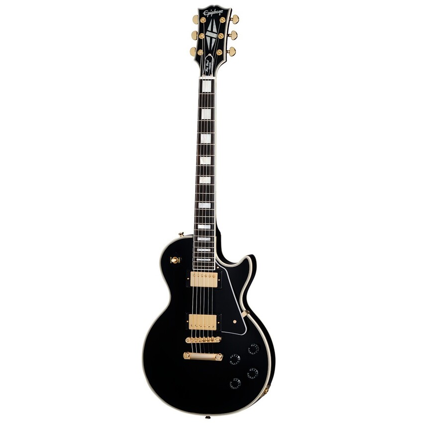 Epiphone Les Paul Custom Ebony gitara elektryczna + pokrowiec1 Epiphone Les Paul Custom Ebony gitara elektryczna + pokrowiec1