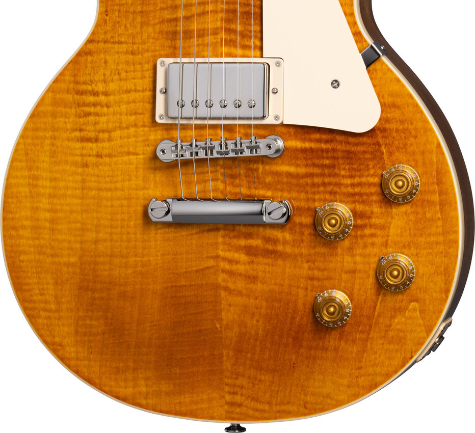 Gibson Les Paul Standard 50s Figured Top Honey Amber3 Gibson Les Paul Standard 50s Figured Top Honey Amber3