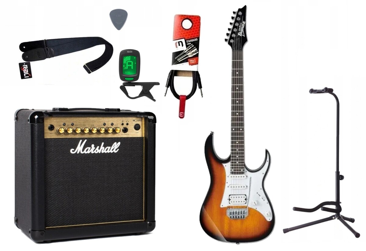 Gitara elektryczna Ibanez GRG140 + wzmacniacz - zestaw 1411 Gitara elektryczna Ibanez GRG140 + wzmacniacz - zestaw 1411