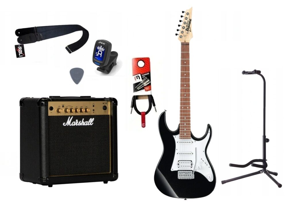 Gitara elektryczna + wzmacniacz 15W - zestaw 1513